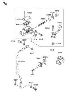 RM65 Передний тормозной цилиндр