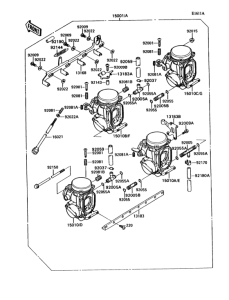 ZX1100 Carburetor(1 / 2)(zxt10ce015043-)