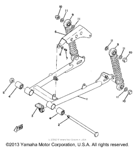 JT2MX Rear arm - rear cushion