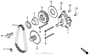 CB450S Масляный насос
