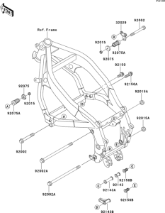 ZX500 Frame fitting