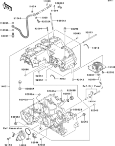 ZL600 Картер двигателя