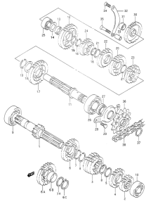DR350 Трансмиссия