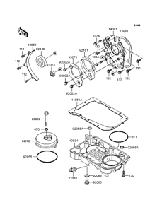 ZR400 Поддон картера
