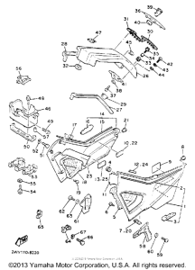 XVZ13DEC Боковые обтекатели