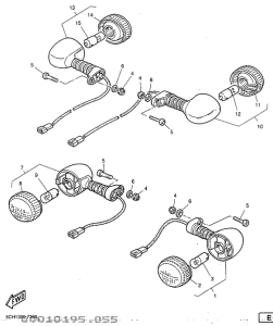 TT600R Поворотники