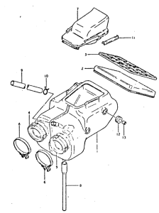 GSX400 Воздухоочиститель