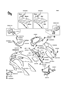 ZX400 カウリング