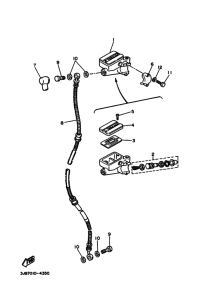 XV400 Передний тормозной цилиндр