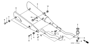 ANF125 Глушитель