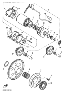 SRX600 Starter clutch outer assy