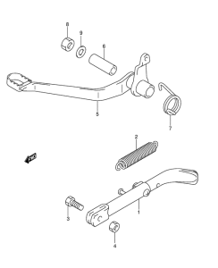 JR50 Передний суппорт