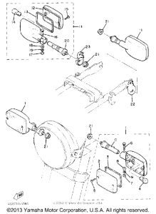 XJ550RJ Поворотники