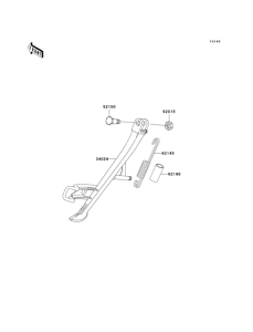 ZR1000 Подножка