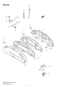 AN650 (ABS) Speedometer (An650A L2 E33)