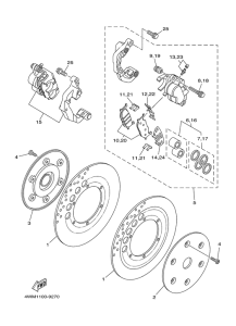 XV1600A Передний тормоз