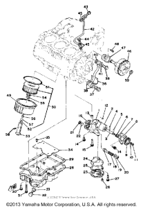 XS750SF Oil pump - oil cleaner