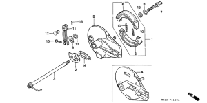 XR600R Задний тормоз