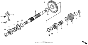 XR350R Кик стартер