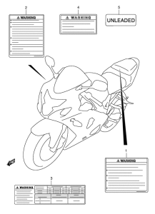 GSX-R600U2 Honda mark