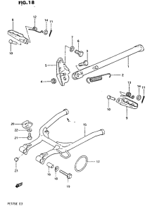 PE175 Support reposepieds