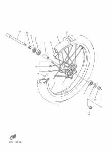  Переднее колесо