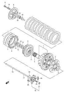 GSF600 Бендикс