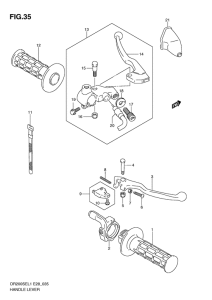 DR200 Рулевой рычаг