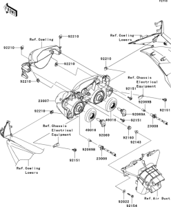ZX600 Фара