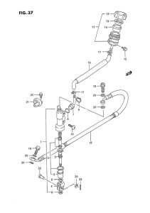 RM80 Задний тормозной цилиндр