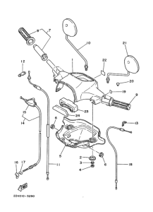 T80D ｽﾃｱﾘﾝｸﾞﾊﾝﾄﾞﾙ･ｹｰﾌﾞﾙ