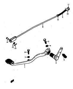 GS400 Передний суппорт