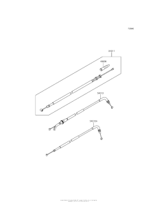 EX300 Тросы управления