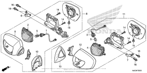 GL1800B Turn Signal + Mirror