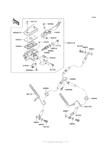 VN1700 Главный тормозной цилиндр