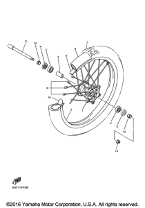  Переднее колесо