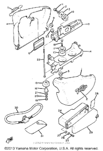 XV750H Side cover tool