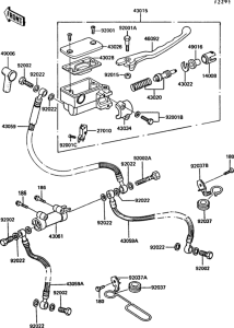 Z550 Главный тормозной цилиндр