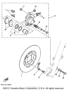 RT180D Передний суппорт
