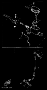 CW50RS Передний тормозной цилиндр