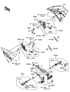 EX650 ターンシグナル
