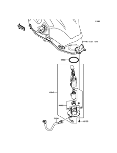 KLE650 Топливный насос