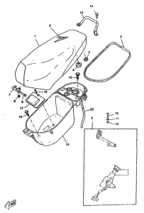CW50RSX Сидение