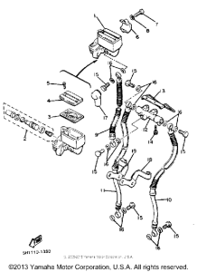 XV920RJ Главный тормозной цилиндр
