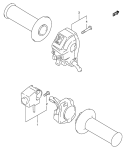 RMX250 Рулевой переключатель