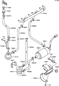 ZG1300 Топливный насос