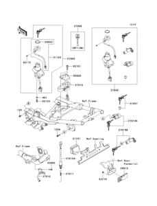 ZR1200 Замок зажигания
