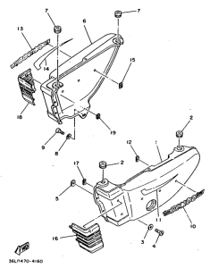 RX100 Боковые обтекатели