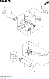 VZR1800 Handle Lever (Vzr1800Bzl7 E33)