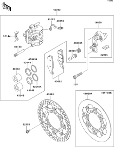  Передний тормоз